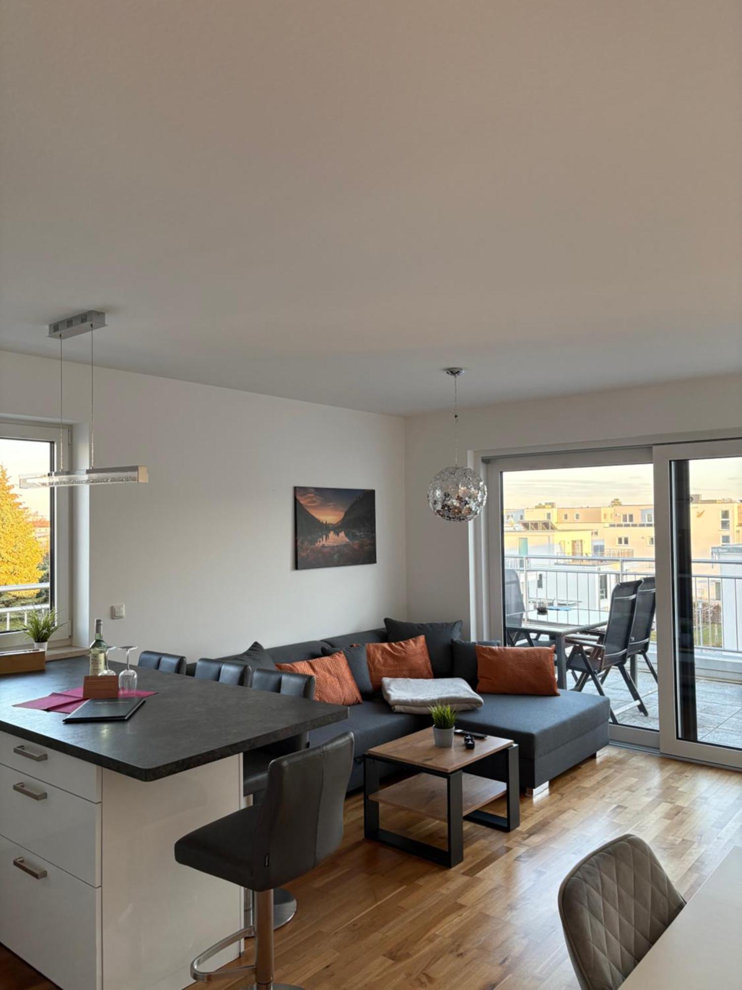 Modernes Serviced Apartment - Fewo Penthouse View Nördlingen Exteriör bild